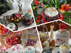 Красотой своих пасхальных столов поделились жители Воронежа 