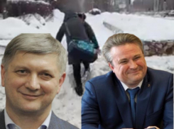 Воронежцы отчитали Кстенина и Гусева за уборку снега 