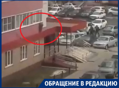Опасное развлечение детей сняли на видео в Воронеже