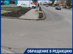 Благие намерения дорожников создали опасный участок в Воронеже