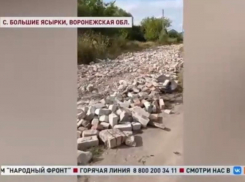 Кирпичи вместо асфальта: как сельские чиновники решили дорожную проблему в Воронежской области