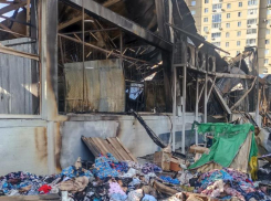 Как выглядит Кольцовский рынок после жуткого пожара в Воронеже