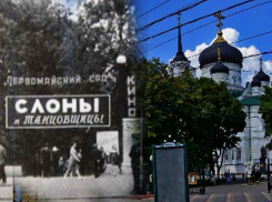 «Воронеж тогда и сейчас»: как в месте, где был цирк-шапито, расположился кафедральный собор