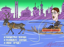 А олени лучше! Алексей Гордеев стал героем новой воронежской карикатуры
