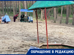 В унынии и разрухе играют дети в воронежском парке 