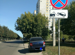 Странный способ спасти машину от эвакуатора придумал житель Воронежа