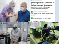 Коронавирус в Воронеже 3 февраля: +369 инфицированных, 21 смерть и вакцинация губернатора Гусева 
