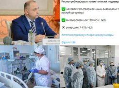 Коронавирус в Воронеже 4 ноября: +802 больных, конец локдауну и делегация Минздрава