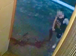 Смертельное ранение ножом попало на видео в Воронежской области 