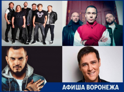 Куда сходить в Воронеже:  25/17, Natan, Юрий Шатунов и Би-2