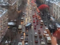  Причину сумасшедших заторов показали в Воронеже  