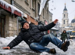 Почти 2000 человек за две недели пострадали от гололеда в Воронежской области 