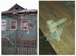 «Не менее 20 прилётов»: опубликованы кадры последствий обстрела ВСУ деревни в Курской области