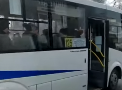 Наплевательство маршрутчика на решение мэрии сняли в Воронеже 