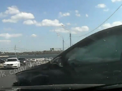 Глупейшую аварию сняли от первого лица в Воронеже 