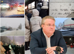 Гнев, давки, пробки и застрявшие машины: во что превратил снежный апокалипсис Воронеж
