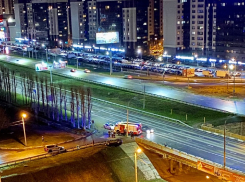 На месте резонансного ДТП Hyundai перевернулся на крышу в Воронеже