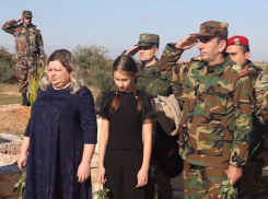 Место гибели воронежского летчика Романа Филипова в Сирии посетила его семья