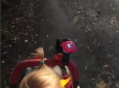 Дорога с препятствиями для колясок попала на видео в Воронежской области