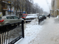 В Воронеже в выходные будут убирать от снега тротуары и обочины дорог
