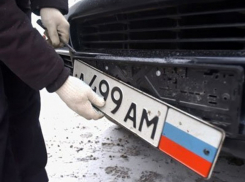 В Воронеже задержали грабителей автомобильных номеров в момент совершения преступления