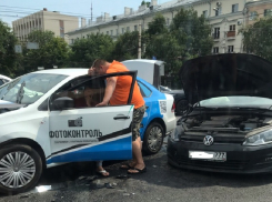 Опубликовано видео ДТП с участием автомобиля горпарковок