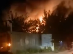 Опубликованы страшные кадры мощного пожара в Воронеже 