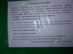 В мэрии Воронежа рассказали, как бороться с отказом оплатить проезд картой