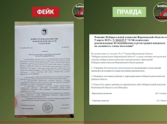 Фейк о голосовании в военкоматах развенчали в Воронежской области