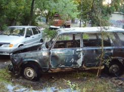 В Советском районе Воронежа сгорела четверка