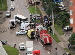 Пять человек пострадали в жёстком ДТП с участием маршрутки и Lada Granta в Воронеже