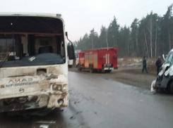 В страшной аварии с двумя автобусами в Воронеже пострадали 6 человек