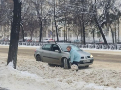 Показала пример коммунальщикам: сильную и независимую женщину сфотографировали в Воронеже
