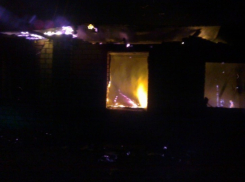 В Таловском районе на пожаре погиб человек