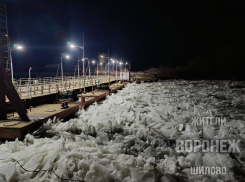 Колкая ледяная красота зачаровала воронежцев