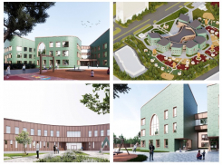 Как будет выглядеть мегадетсад рядом с мегашколой, показали в Воронеже