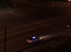 Погоня полиции за дрифтером попала на видео в Воронеже