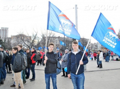 В первоапрельском митинге «Единой России» в Воронеже найдена доля шутки