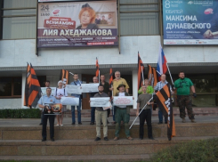 Пикет в Воронеже: «Русский Киев захвачен, а Ахеджакова этому аплодирует»