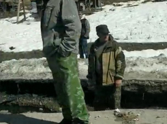 Провал воронежского асфальта за 140 млн рублей сняли на видео