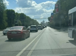 Ошибку в дорожной разметке заметили жители Воронежа 