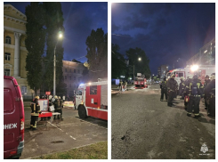 Здание главного корпуса ВГПУ загорелось в Воронеже