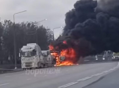Автомобилисты застряли на дороге из-за ДТП в Воронежской области
