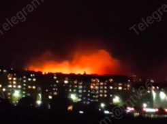 Огненное зарево в небе встревожило воронежцев