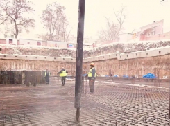 Опубликовано видео заливки фундамента для нового корпуса оперного театра в Воронеже