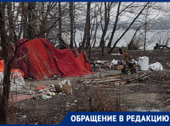 Ночлежки бездомных заполонили набережную Воронежского водохранилища