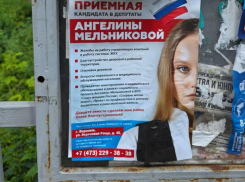Избирком не знает, причастна ли чемпионка Мельникова к подозрительным плакатам в Воронеже