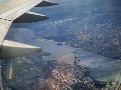 Потрясающий Воронеж показали из иллюминатора на снимке