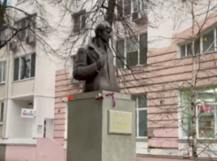 «Осквернителей» памятника Есенина застали на месте преступления в Воронеже