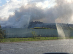 «Вонь жуткая», – мусорный полигон загорелся под Воронежем